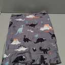 Rquite Car Seat Cover Baby, Carseat Covers Baby Boy, Minky Infant Car Seat Cover Winter, Peekaboo Opening Car Seat Canopy, Multi-use Baby Carrier, Stroller, Nursing Cover, Minky Blanket, Dinosaur