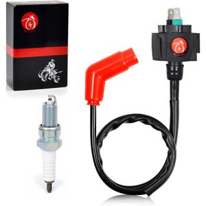 Paquete de bobina de encendido y buja para HONDA 450S 450ES 350S 350ES Foreman 400 450 TRX450 FE FM ES S Rancher 350 TRX350 FE FM TE TM