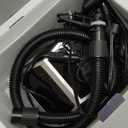 50PSI Paddle Board Pump Electric Portable, High Pressure Sup Pump - Dual Stage Inflation, Auto Shut Off and Deflate for Stand Up Paddle Board/Car/Kayak/Bicycle (Silver-DC12V)