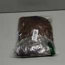 Spotlight Short Kinky Curly Wigs 10 inch Bob Loose Wave Human Hair Wigs for Women Brazilian Virgin Human Hair Wigs with Bangs 180% Density Natural Looking (Ombre Brown, TT1B/30)