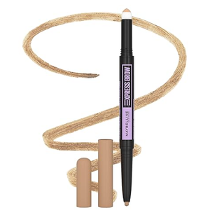 Maybelline Express Brow 2In1 Pencil and Powder Eyebrow Makeup, Light Blonde, 1 Count