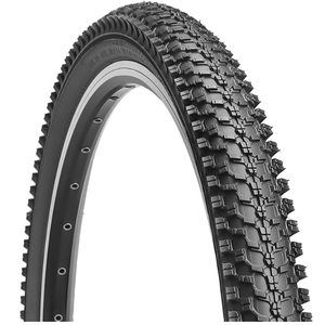 Hycline Bike Tire,20/24/26/27.5 Inch Folding Replacement Tire for MTB Mountain Bicycle-Black/Skinwall