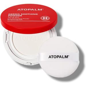 ATOPALM | Derma Soothing Powder Pact | Cornstarch Baby Powder Talc Free | Panthenol for Calming Sweat Rash | Prevent Prickly Heat | Baby Powder Travel Size | Gentle Baby Skin Care | 0.8 oz (23g) (Renewal)