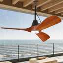 42-Inch Damp-Rated Outdoor Ceiling Fan with Light and Remote