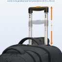 Hynes Eagle 2 in 1 Travel Backpack 22 inches Carry on Luggage 63L Rolling Backpack for Men Women with Packing Cubes 3PCS Set