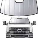 2017-2022 F250 F350 Windshield Sun Shade for Ford F-250 F-350 Super Duty 2017 2018 2019 2020 2021 2022 Automotive Car Front Window Sunscreen Sunshade