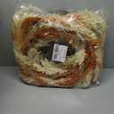 Fall Wreath for Thanksgiving Decorations, 24inch Pampas Wreath for Front Door, Harvest Grain Gold Autumn Wall Decor for Thanksgiving Indoor Outdoor (Pampas Grass Wreath)
