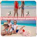 Silkfly 6 Pcs Jelly Pink Tote Bags for Girl Summer Beach Purse Women Shower Storage Basket Large Cute Plastic Handbags Bulk with Handle for Bathroom Pool Bath Toy Storage Wedding Bridesmaid Gifts, L