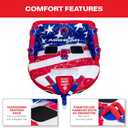 Airhead Mable Towable Tube for Boating, 1-4 Rider Inflatable Boat Tube for Water Tubing, Heavy Duty Full Nylon Cover, EVA Foam Pads, Dual Tow Point, Patented Speed Safety Valve, 2 Rider, Stars & Stripe