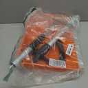 Snow Shovel for Driveway with Ergonomic D-Grip Handle, Large Capacity Wide Blade Snow Shovels with Aluminum Strip Scoop, Portable Plastic Snow Shovel for Garden, Car Garage, Home Sidewalk (Orange)