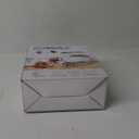 5-Speed Electric Hand Mixer, 800W Handheld Mixer with Turbo for Baking & Cooking, Kitchen Food Mixer with Storage Case & 5 Stainless Steel Attachments (2 Beaters, 2 Dough Hooks, 2 Whisks)-White