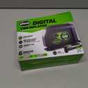 Slime 40088 Tire Inflator, Portable Car Air Compressor, Inflate Right automatic shut off, with Digital 99 psi Display, Long Hose and LED Light, 12V, 6 min inflation