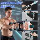 EMAN Power Twister Arm Trainer – 30–130 lbs Adjustable Resistance with 4 Built-in Steel Springs, Chest Expander & Forearm Exerciser, Includes Resistance Band, Home Gym Equipment for Men & Women