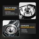 698-451 Steering Knuckle & Wheel Bearing Hub Assembly