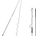 Horse Lunge Whip Training Stick and Whip 5.9 Feet Long Whip+6.3 Feet Drop for Dogs Horses(Can Detachable into Two Sections)