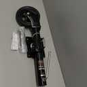 8" Spoke Wheel Trailer Jack, 10" Vertical Movement, 1500 lbs, for RV, Boat, Trailer and More, Black