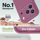 LOVE 3000 Designed for iPhone 17 Pro Max Case, Premium Silicone [Compatible with Magsafe][Soft Anti-Scratch Microfiber Lining] Shockproof Protective Phone Case for Men Women 6.9", Lavender Purple
