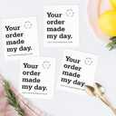 Anwyll Thank You Cards for Small Business,100Pcs Thank You Card for Packaging,Thank You for Supporting My Small Business Cards,White Thanks for Your Order Card for Customer Appreciation (3x3.5'')