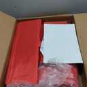 Christmas Ornament Storage Box - Large & Sturdy Christmas Storage Container with Adjustable Dividers, 8 Individual Trays and Handles, Holds up to 128 Holiday Decorations (Red)