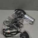 Conair Hair Dryer, 1875W Full-Size Hair Dryer with Ionic Conditioning, Blow Dryer, Tourmaline Ceramic Technology for Quick Drying, Black/Chrome