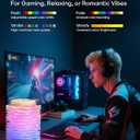 Night Light, Table Bedside Lamp for Kids, Dimmable Touch Lamp with 8 Brightness Levels and RGB Modes, Timer & Memory Function, Portable LED Night Light for Bedroom, Baby Nursery, Living Room, Outdoor