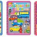 Mixed 3 Pack Magic Water Book, Magic Water Painting Book, Paint with Water Books for Toddlers