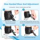 AFO Foot Drop Brace for Walking, Upgraded Zinc Alloy Hook, Includes Eyelet Hook for Elastic Laces, Adjustable Drop Foot Support Brace Fits Left or Right Foot for Men & Women, L/XL