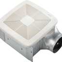 Broan-NuTone QT Series Very Quiet 110 CFM Ceiling Bathroom Exhaust Fan with Humidity Sensing, .4 Sones, ENERGY STAR Certified