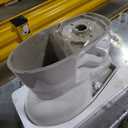 Sirne Floor-Mounted Comfort Height Commercial Elongated Top Flush Spud Flushometer Toilet Bowl