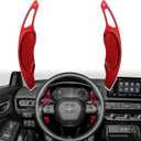 Thenice Compatible with Honda Civic Aluminium Alloy Paddle Shifters Paddle Shift Extension for 11th Gen Civic 2022-2026, Accord/CR-V 2023-2026 (Red)