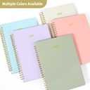 2026 Planner, Annecy Weekly  Monthly Planner 2026, Jan. 2026  Dec. 2026, 6.4" x 8.5" Monthly Agenda Planner with Tabs, Flexible Linen Cover, Spiral Binding, Double-sided Pocket, Bookmark, Beige