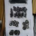 CAP Barbell Rubber Coated Dumbbell Weight Set with Vertical Rack | 100 lb, 150 lb, and 210 lb Options