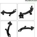 munirater 8PCS Front Lower Control Arm and Ball Joints Tie Rod Ends Sway Bar Links Replacement for CR-V 2007-2011