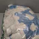 LE SURE Waterproof Puppy Blanket for Small Dogs - Washable Double Sided Dog Blankets with Warm Jacquard Shag and Soft Sherpa Fleece, Pet Cat Blanket for Couch Protection, 3D Textured Cloud, Blue