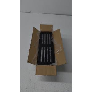 Metal 4 Pack Magnetic Spice Storage Rack Organizer for Refrigerator and Oven, Black Fridge Organizers and Storage