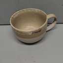 Bosmarlin Ceramic Jumbo Coffee Mug 23 Oz, Large Mug Soup Bowl with Handles, Dishwasher and Microwave Safe (Brown Grey)