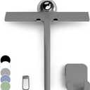 GTEWERK Shower Squeegee for Glass Doors, Silicone Window Squeegee, Bathroom and Glass Cleaning - Gray - 9 Inch