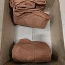 HORIMOTE HOME 100% Cotton Quilt King Size Burnt Orange Bedspread, Pre-Washed 3-Piece Cozy Lightweight Decorative Bedding Cover Coverlet Set with 2 Shams in Geometric Pattern for All Season