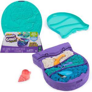 Kinetic Sand, Project Planet Deep Sea with 24oz Sensory Play Sand & Sea Creature Tools, Sustainably Minded Eco Friendly Materials, Holiday Gifts & Stocking Stuffers for Kids Ages 3 and up, One Size