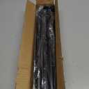 Black Shower Curtain Rod 31 to 80 Inch,1 Inch Diameter Adjustable Spring Tension Stainless Steel Telescoping Rod,Easy Install,No Rust