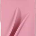 Soft Touch Silicone Lip Gloss Phone Case for iPhone 17 Air, Minimalist Matte Design, Shockproof & Anti-Fingerprint Cover (Light Pink)