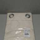 NICETOWN Natural Linen Curtains 84 inch Long 2 Panels Set, Grommet Top Thick Linen Burlap Semi Sheer Vertical Drapes Privacy Assured with Light Filtering for Bedroom/Living Room, W55 x L84