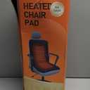 Heated Seat Cushion for Office - 12V Chair Heating Pad - Thick Seat Warmer wiht 7 Temp Levels & 12H Timer- Fast Heated Cover for Back,Hips Etc.Gift Packaging,Black
