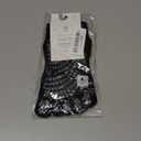 Gaiam 05-52204 Grippy Yoga Socks, Black/Grey, Medium/Large