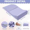 BALAPET Hair Washing Station for Kids,Shampoo Foam Mat for Children Ergonomic Comfortable Support Hair Washing Mat on Sink Portable Foldable Shampoo Buddy Basin Essentials, Patent Pending (Purple)