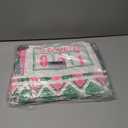 African Americans 21st Birthday Gifts for Her, 21 Year Old Birthday Gifts for Her Blanket 60"X 50", Pink Green 21st Birthday Gift for Women, Gift for 21 Old Year Black Sister Daughter Female