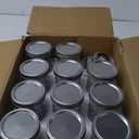 VERONES Wide Mouth Mason Jars 22oz, Pack of 12 22 oz Wide Mouth Mason Jars with Lids and Bands, Ideal for Jam, Honey, Wedding Favors, Shower Favors