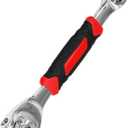 52 in 1 Socket Wrench Stainless Steel Multifunctional Wrench Tool with 360 Rotating Head Universal Spanner for Home Bicycle and Car Repair