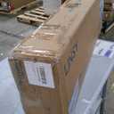 LINSY Twin Bed Frame with Ergonomic Headboard, 14 inch Fast Assembly Metal Bed with LED Lights, Outlets & USB, Kids Twin Size Bed Frame, Noise Free, No Box Spring Needed, Greige