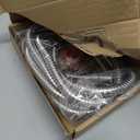 Blissland Shower Hose Extra Long 118 Inches Brushed Chrome Handheld Shower Head Hose with Brass Insert and Nut - Lightweight and Flexible, 118''Stainless Steel